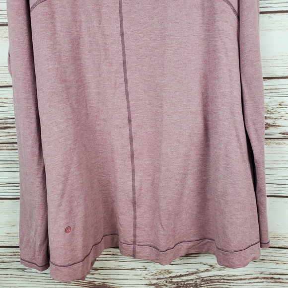 Lululemon Womens Size 12 Heathered Misty Merlot Coast Easy Wrap Jacket       #46 - Picture 13 of 16
